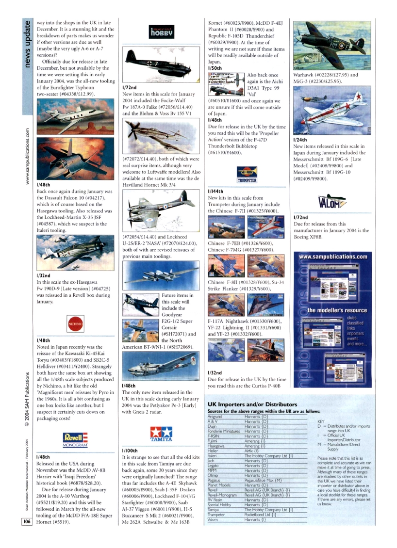 Scale Aviation Modeller International 2004-02